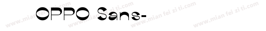 南构刘志文新楷OPPO Sans字体转换